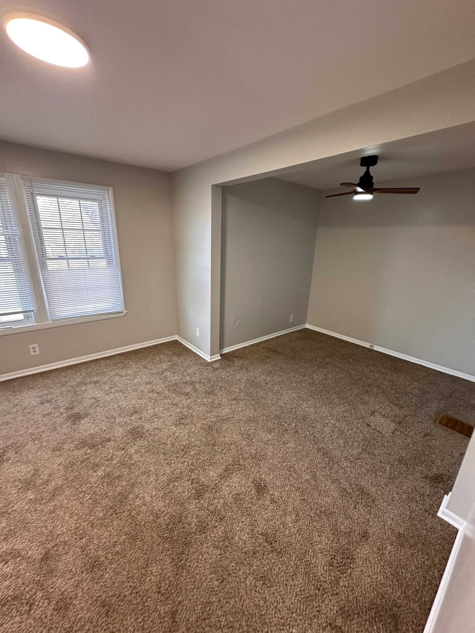 master bedroom with new lighting - 4308 Francis St