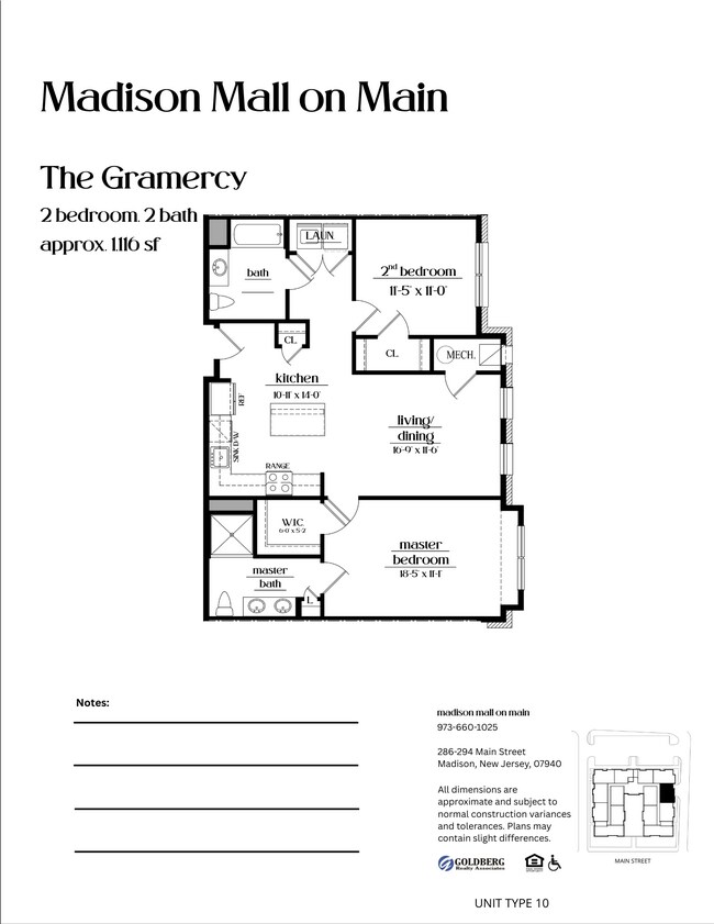 Floorplan - Madison Mall on Main Luxury Apartments