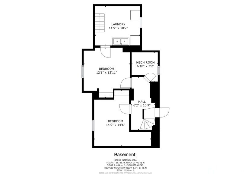 2nd floor layout - 1209 E University Ave