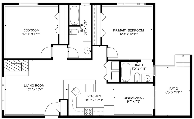 Building Photo - Fantastic location! 2 Bed, 2 Ba Unit with off street parking