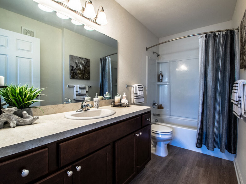 Large Bathroom Vanity Area - Killian Lakes Apartments and Townhomes