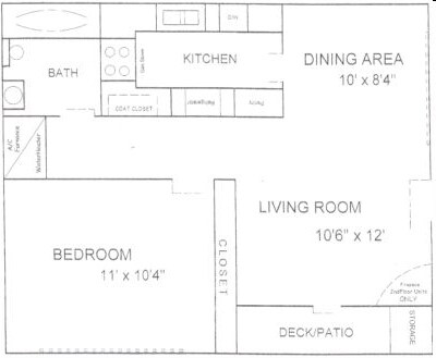 1BR/1BA - Palazzo Apartments