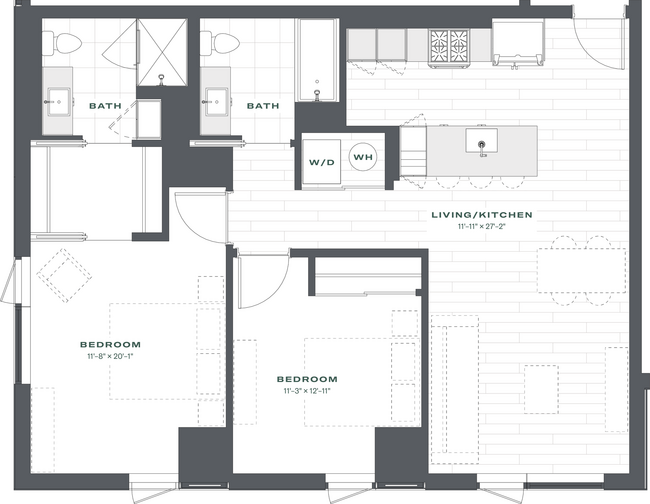 Floorplan - Triangle Square