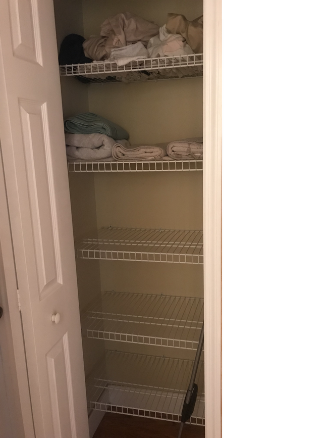 Storage Closet in Hallway - 510 Eaton St