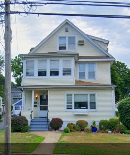 Front entrance to 1st floor apartment - 51 Colonial Rd