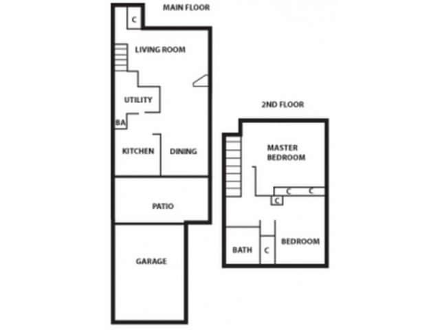 2BR/1.5BA - Hawks Prairie