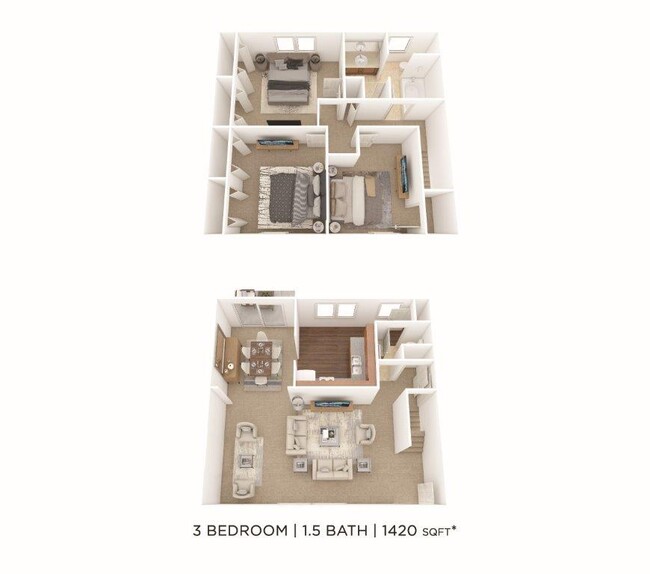 Floorplan - Green Lake Apartments and Townhomes