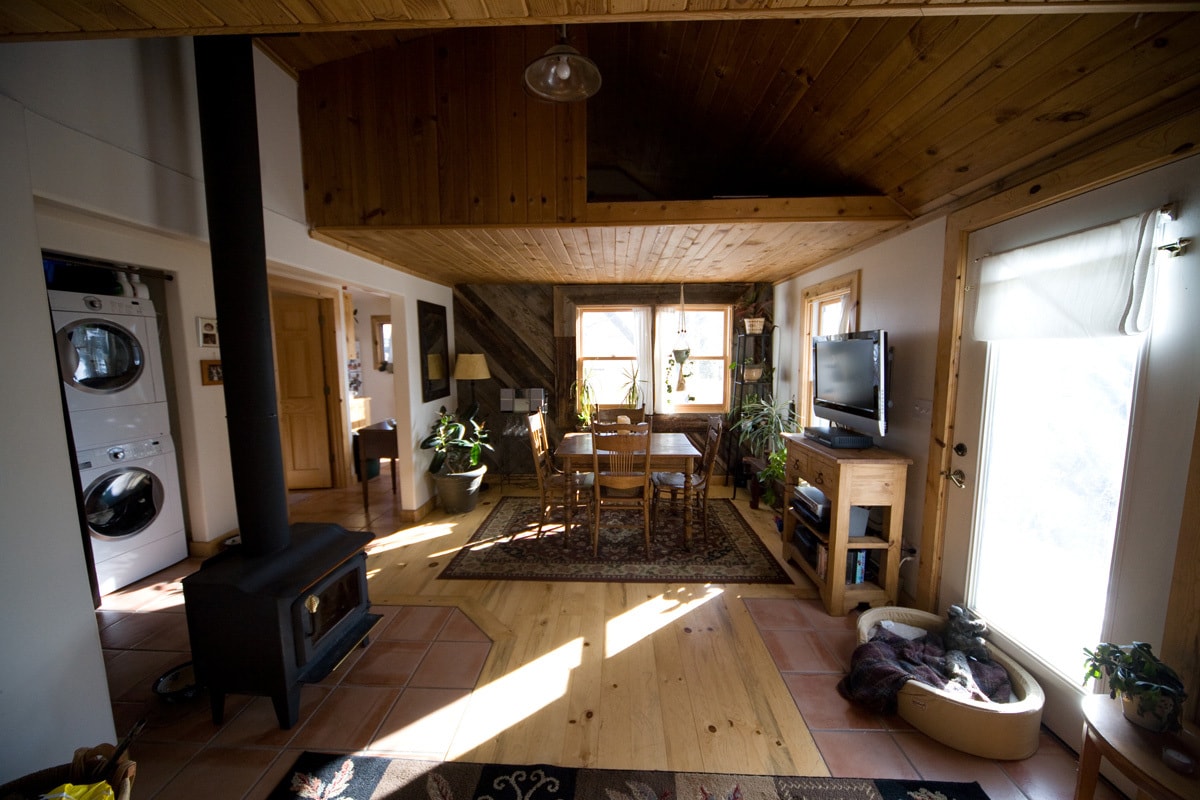 Living Room Early Morning Light East Facing Windows - 2 Nelson St