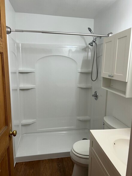 Bathroom newly remodeled with walk in shower - 3718 15th Ave