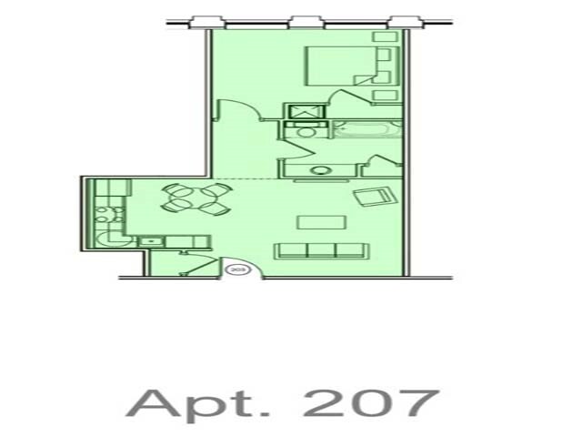 Apartment 207 - Lofts @ 300 Bowman