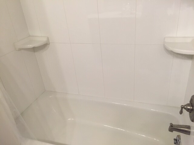 tiled shower with tub - 117 Monte Vista Ave