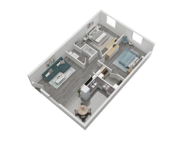 Floorplan - The Meridian at 2825