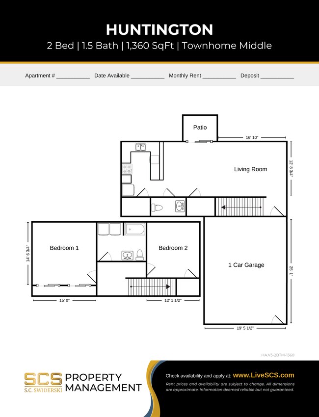 Floorplan - SCS Athens Apartment Community