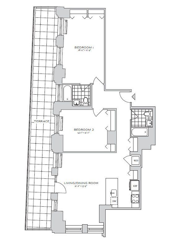 Floorplan - 70 Pine Apartments