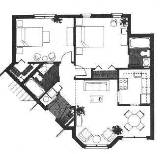 2BR/2BA - Station House Apartments