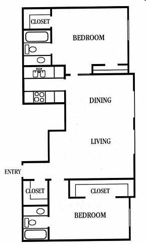 2BR/2BA - Meyer Oaks