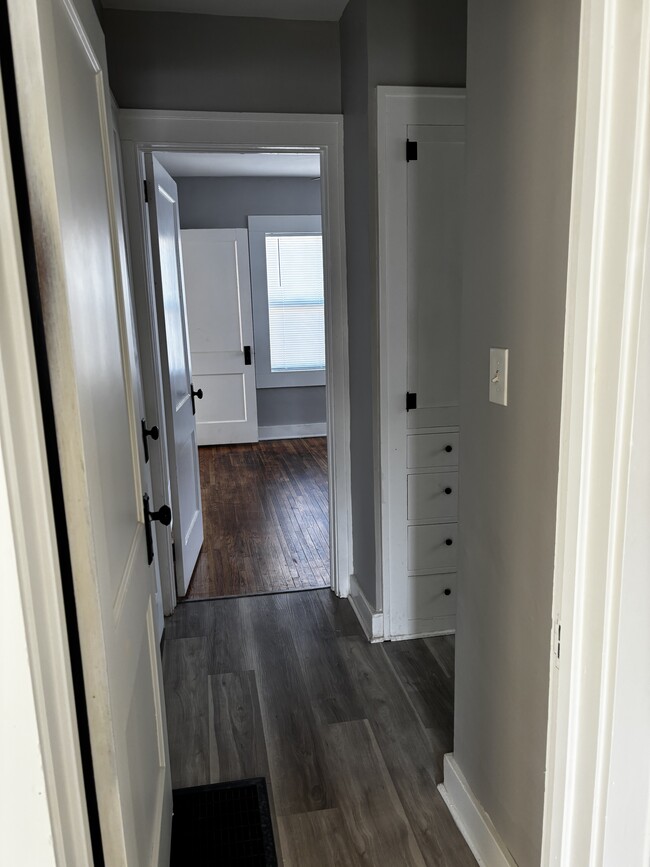 Hallway to bath and bedroom - 1555 S Gold St