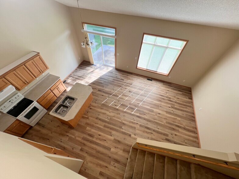View from upper level **new flooring! - 2151 Cleveland Way S