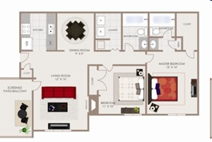 2BR/2BA - Pine Winds