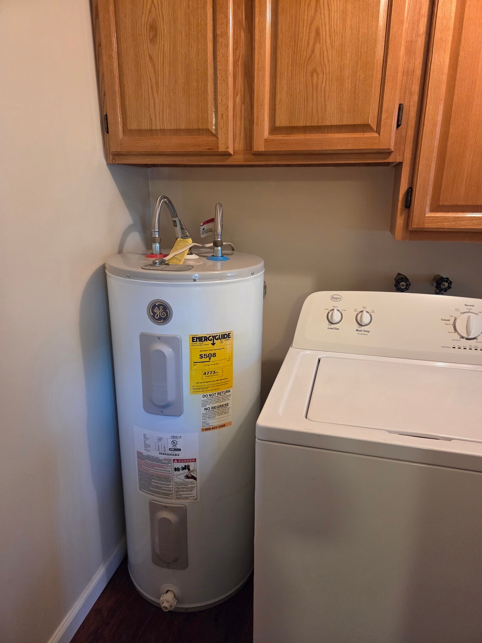 Large electric water heater. - 102 Stonecrest