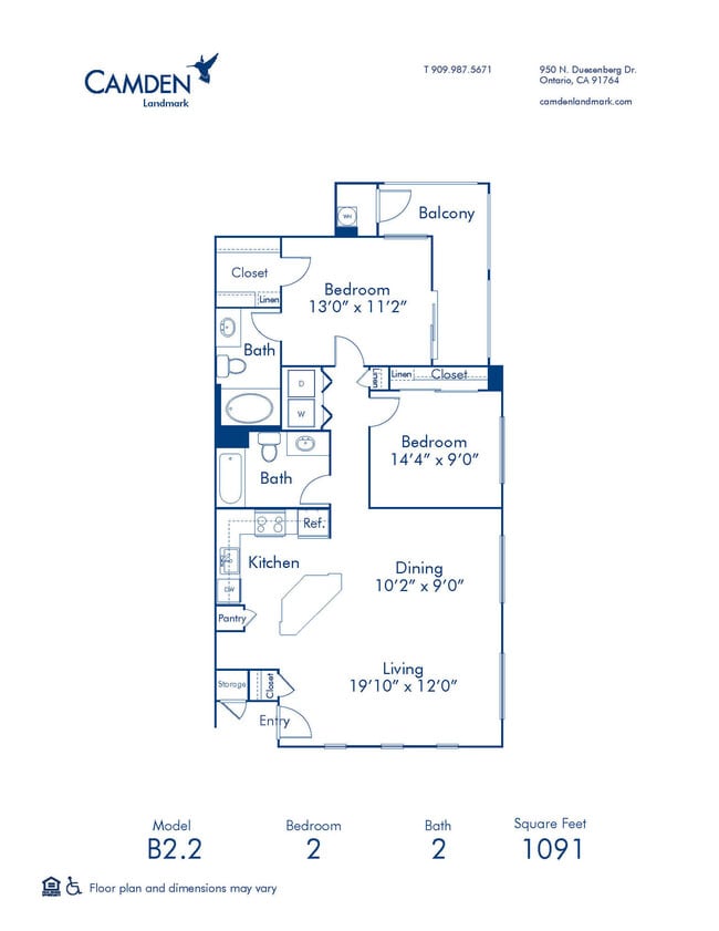 Floorplan - Camden Landmark