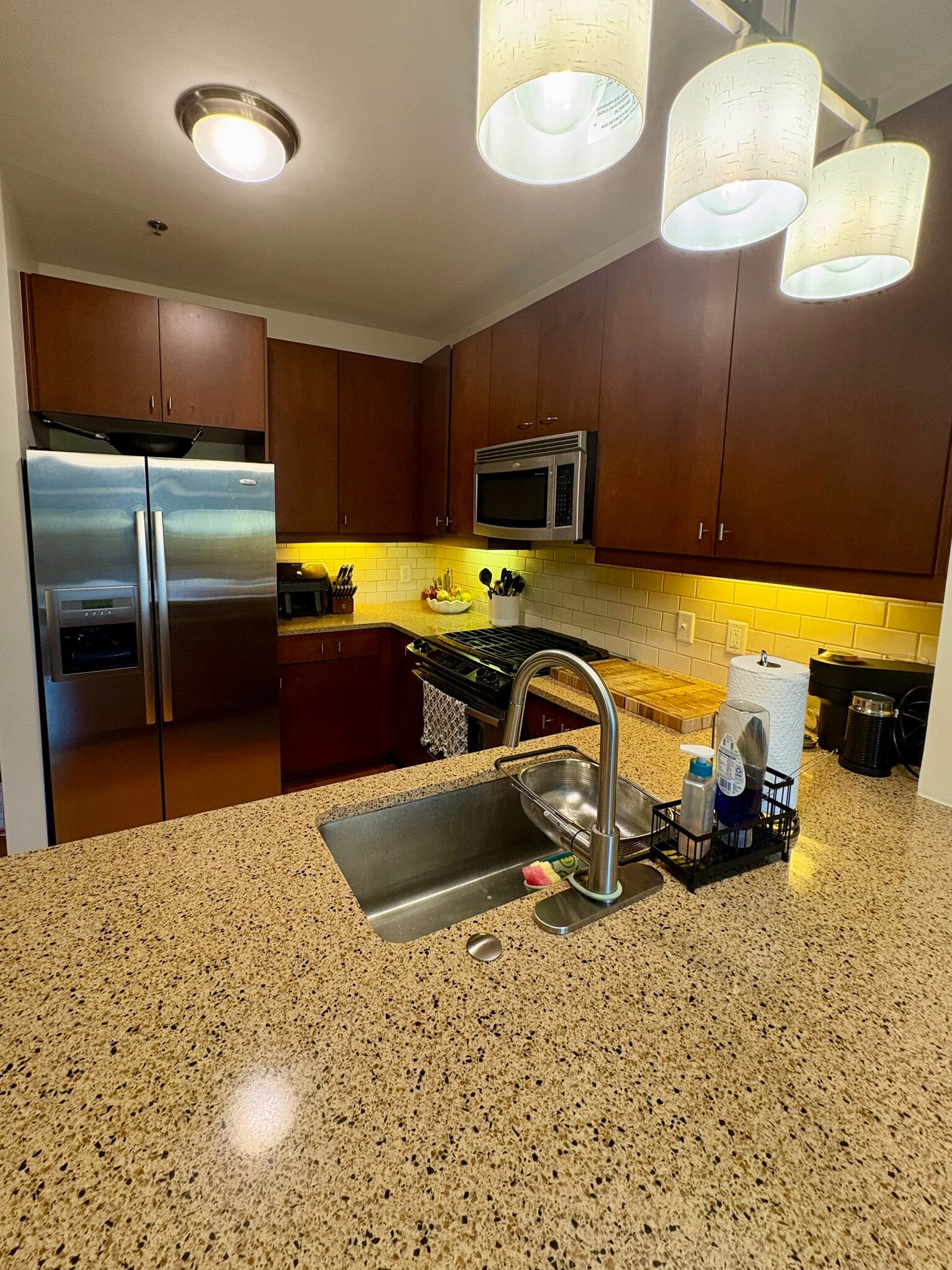 Brand new faucet in the kitchen - 200 Manufacturers Rd