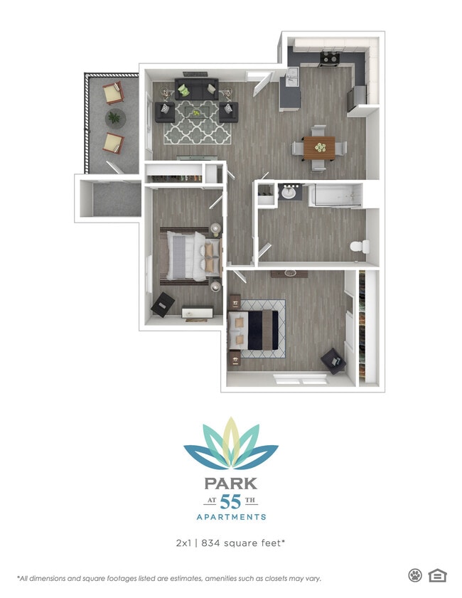 Floorplan - Park at 55th