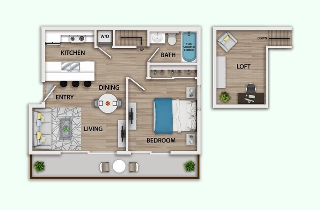 Floorplan - Parkwood Apartments