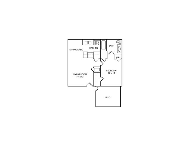 1BR/1BA - Lakewood Townhomes
