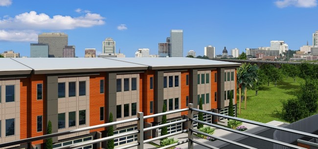 Building Rendering - FLOW Townhomes PhaseI