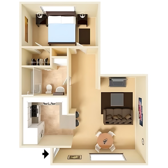 Interior Photo - Agave Courtyard