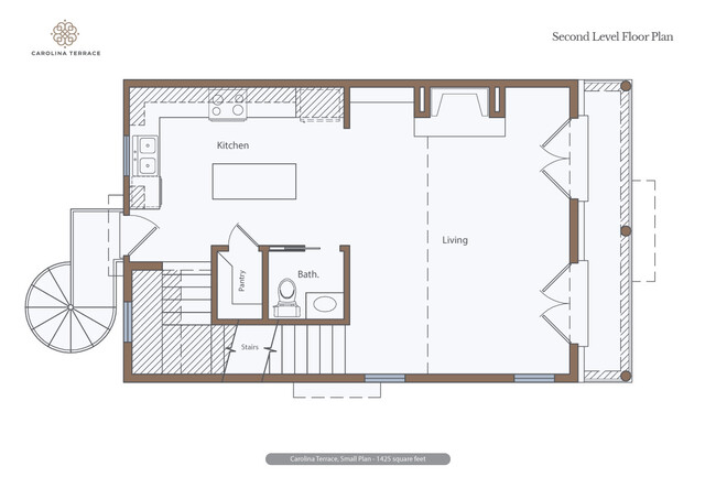 3 bed second floor - Carolina Terrace