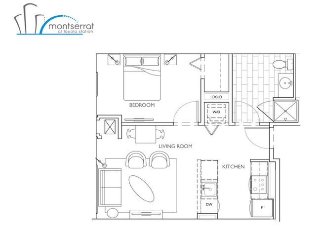 Floorplan - Montserrat at Loyola Station