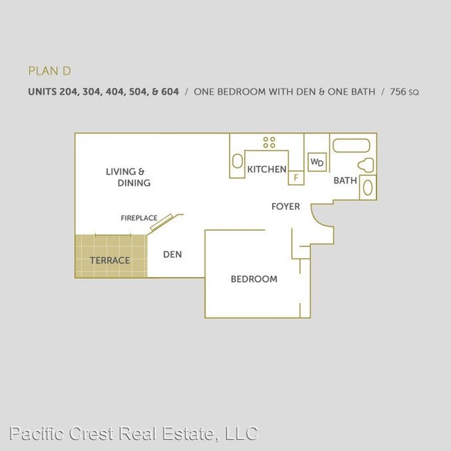 Sample Floor Plan - Bellevue Terrace