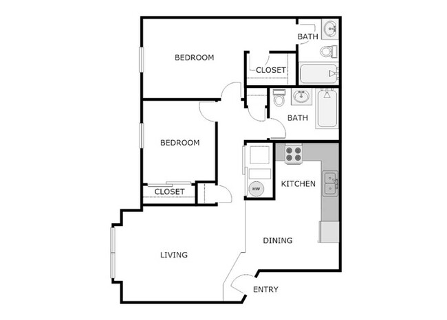 Floorplan - SUNDANCE HAYS APARTMENTS