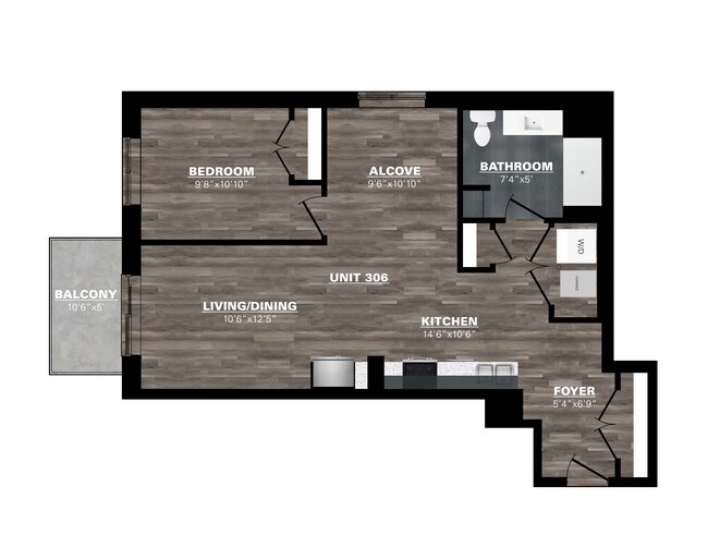 Floorplan - The Mondrian