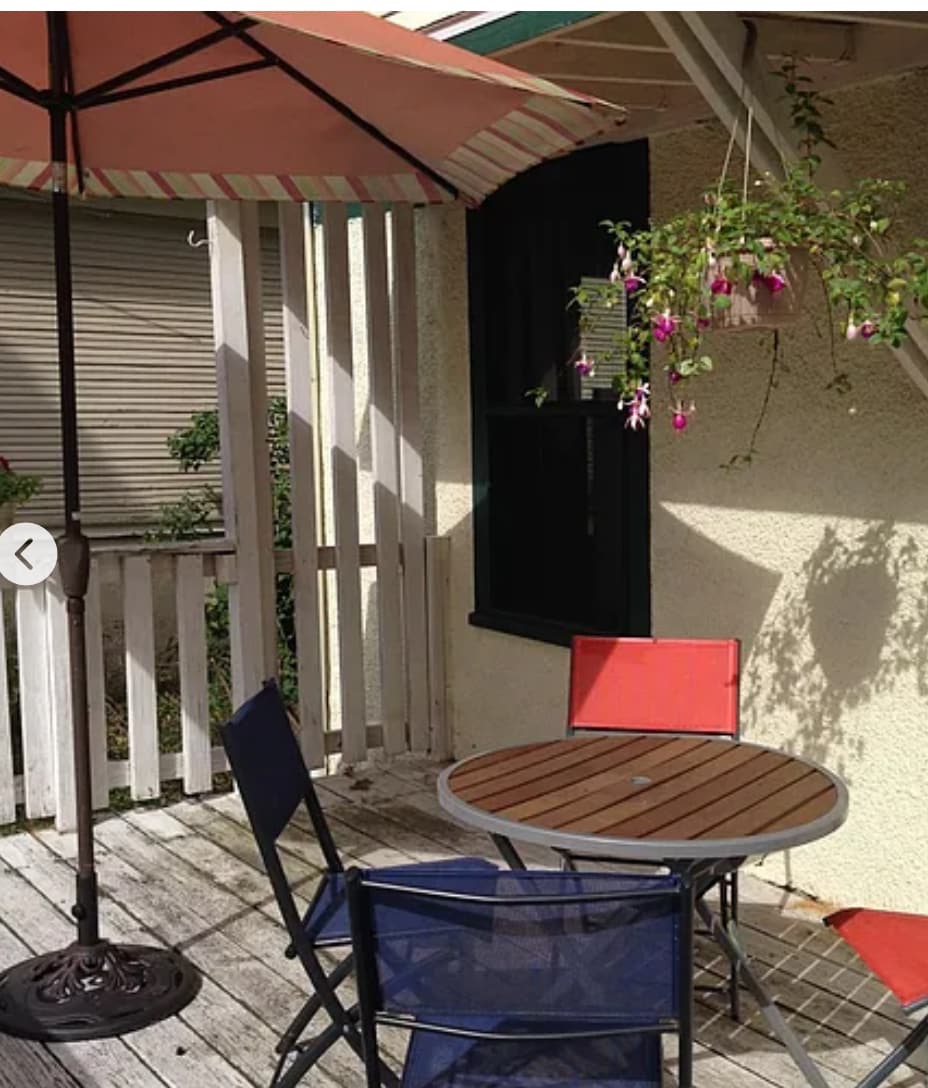 Private deck with Mountain views - 202 Delaware Ave
