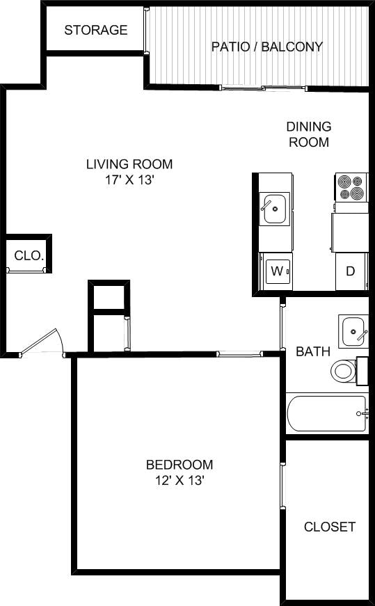 One Bedroom - C - Morgan Bay