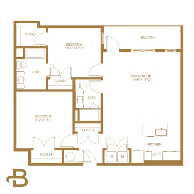 Floorplan - The Birney at Westhampton