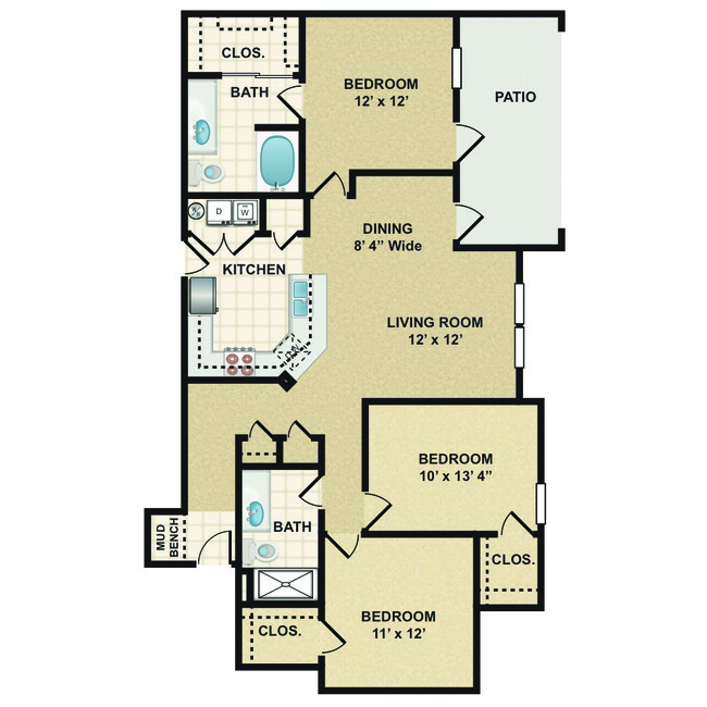 Floorplan - Stonepost Ranch Apartment Homes