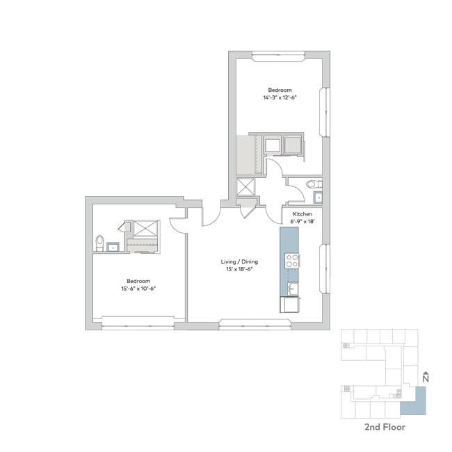 Floorplan - Interstate Flats