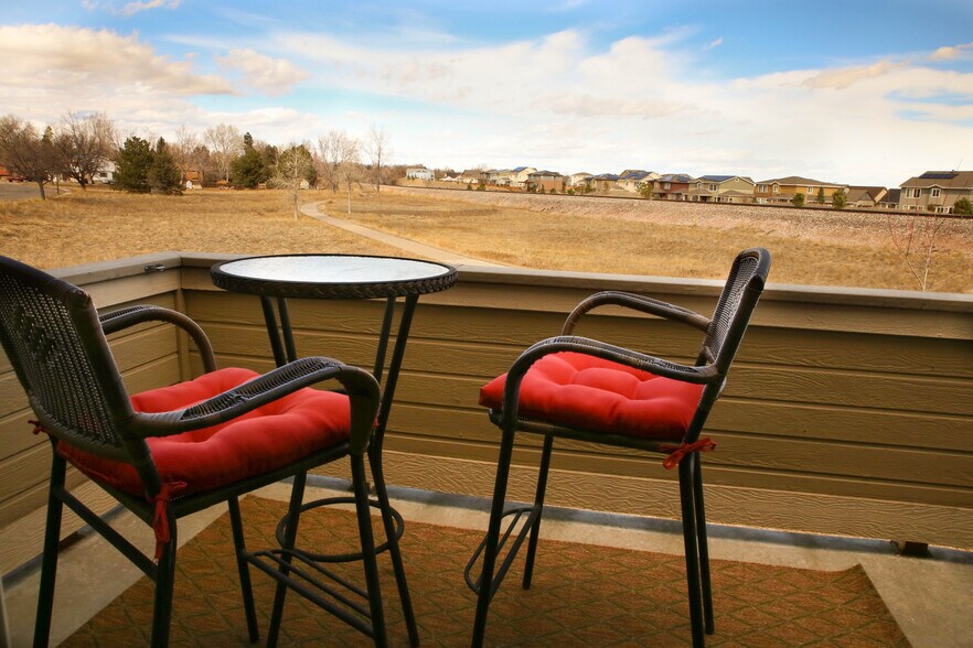 Patio overlooking open space and multi-use trail - 2028 CENTENNIAL DR