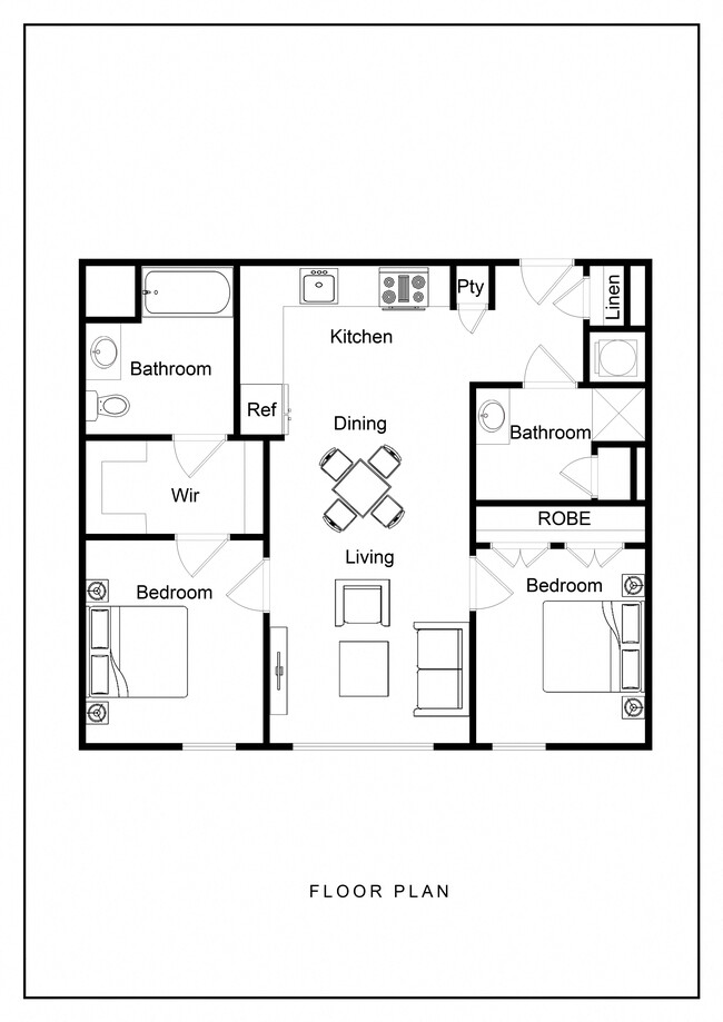 Floorplan - Residences at Springbrook (Older Adults 62+)