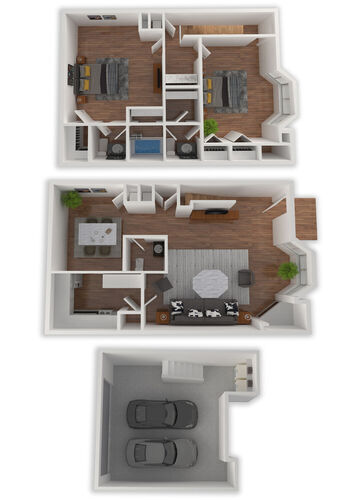 Floorplan - Lakebridge Townhomes