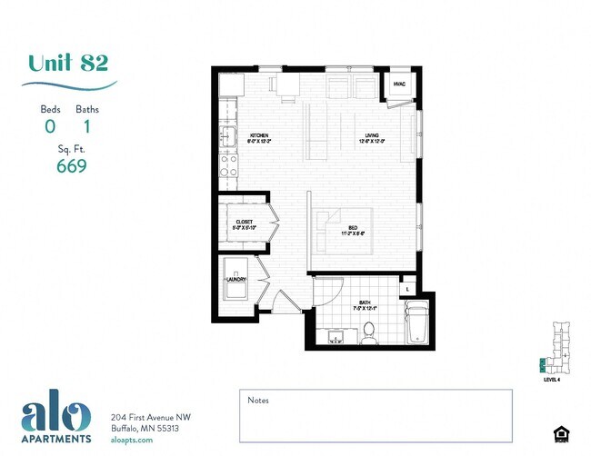 Floorplan - Alo Apartments