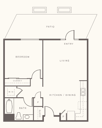 1BR/1BA - Field House at Bay Meadows
