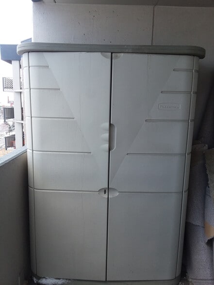 Storage on Balcony - 601 W 11th Ave