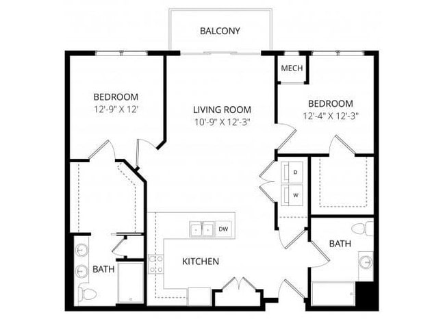 Floorplan - 4800 Excelsior