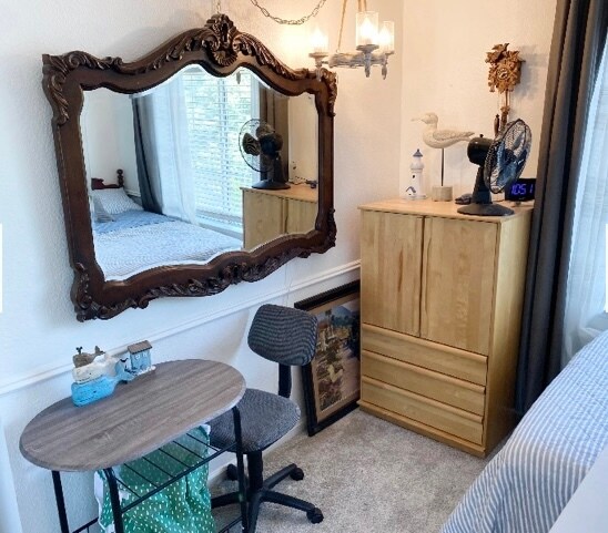 Dresser and table with chair - 372 Chaucer Dr