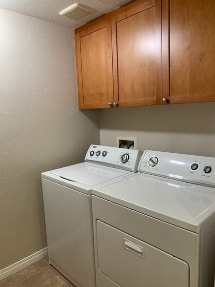 Laundry room with washer and dryer - 17168 Newhope St